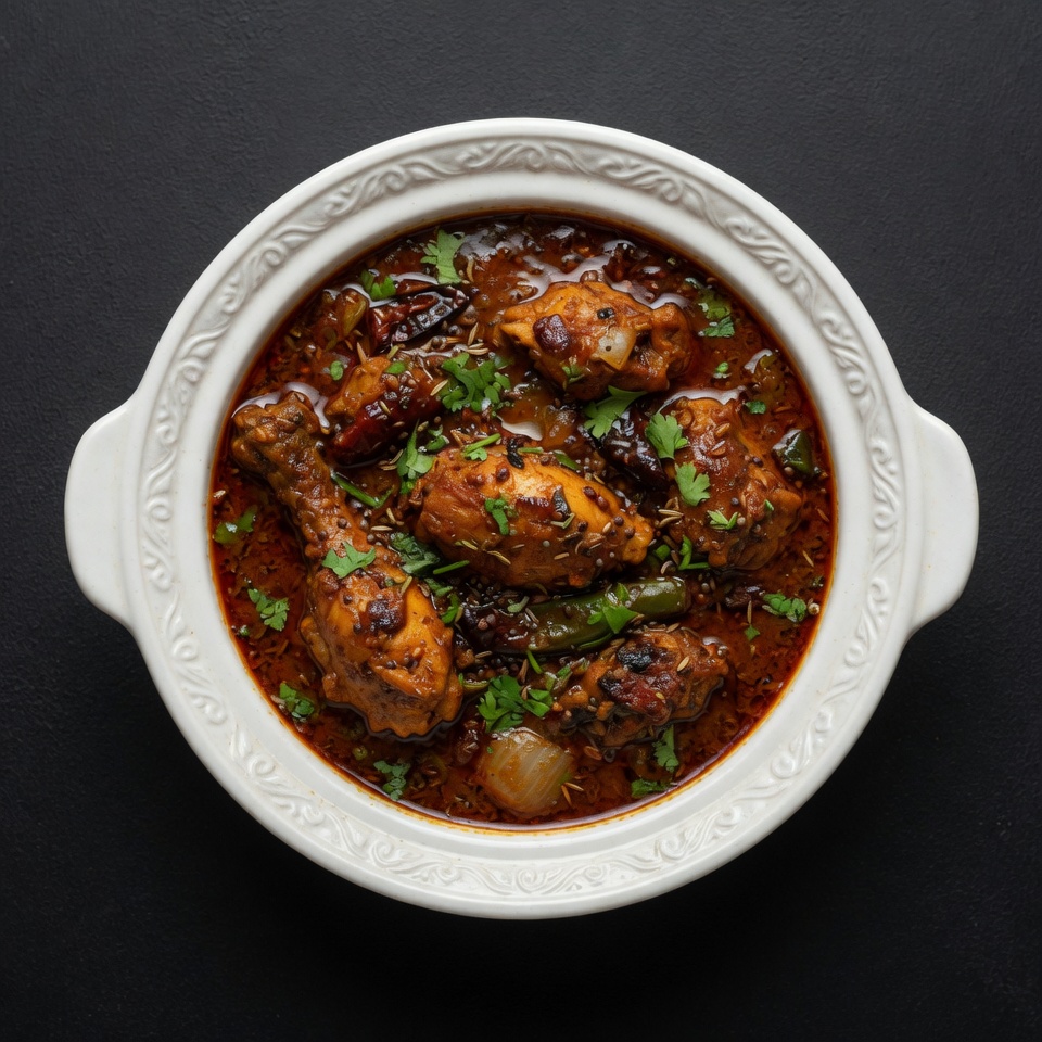 Chicken Achari Handi
